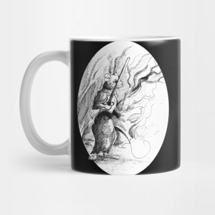 Warrior mouse illustration 27/12/23 - vintage medieval fantasy inspired art and designs Mug